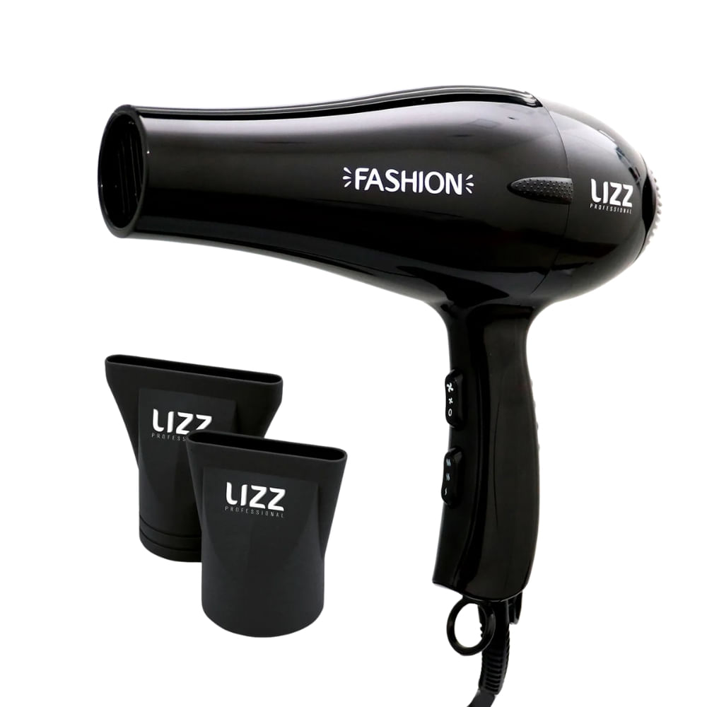 Secador De Cabelo Lizz Fashion 2150W Preto