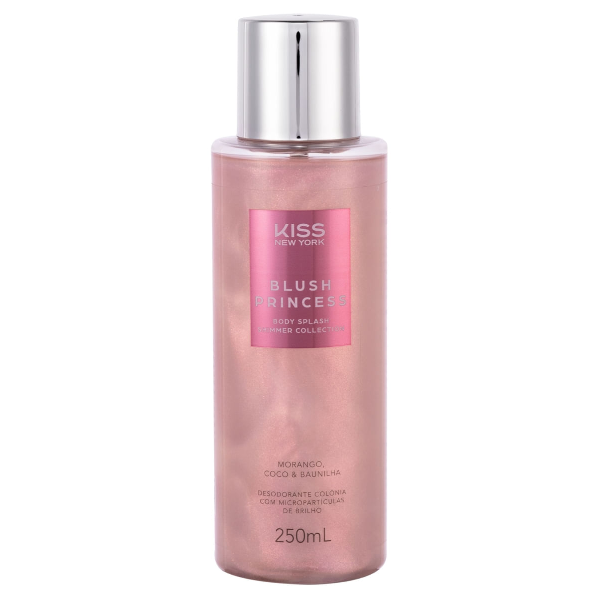 Body Splash Shimmer - Kiss New York Blush Princess