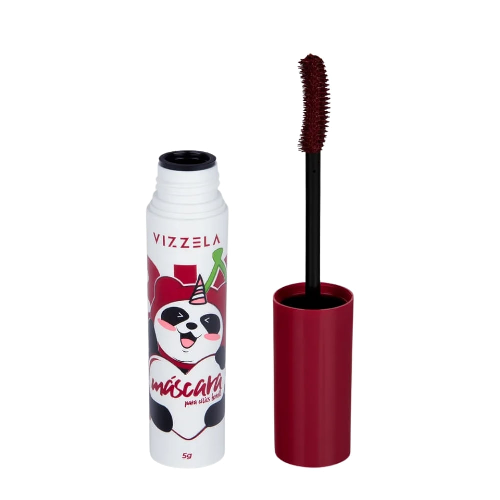 Máscara Para Cílios Vizzela Big No Panda Cherry