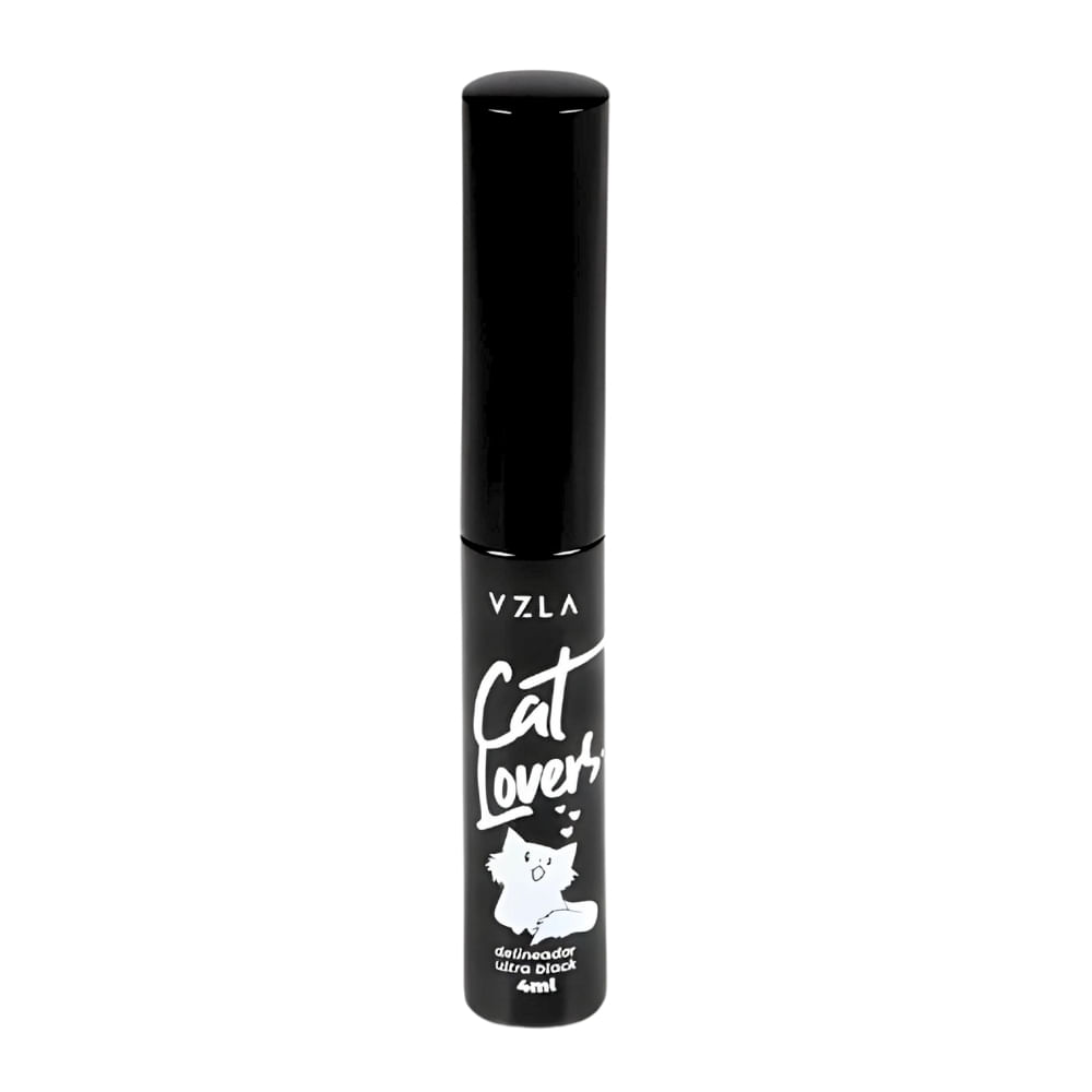 Delineador Líquido Ultra Black Vizzela Cat Lovers