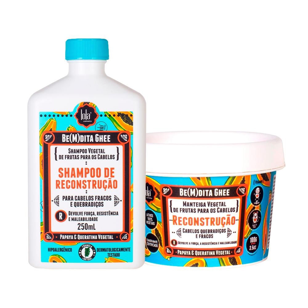 Lola Be(M)Dita Ghee Shampoo e Máscara 100g