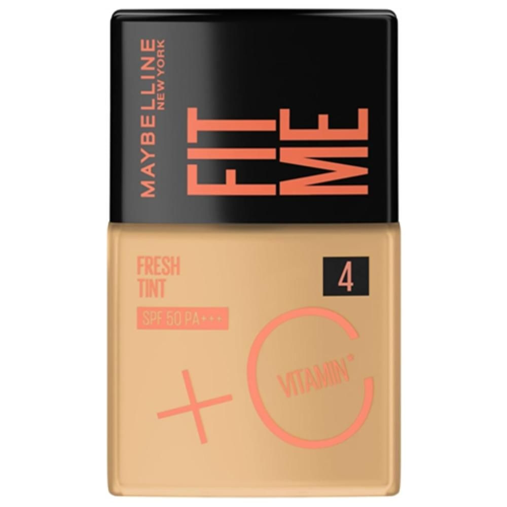 Base Líquida Maybelline NY Fit Me Fresh Tint Vitamina C Fps 50 30ml - Cor 04