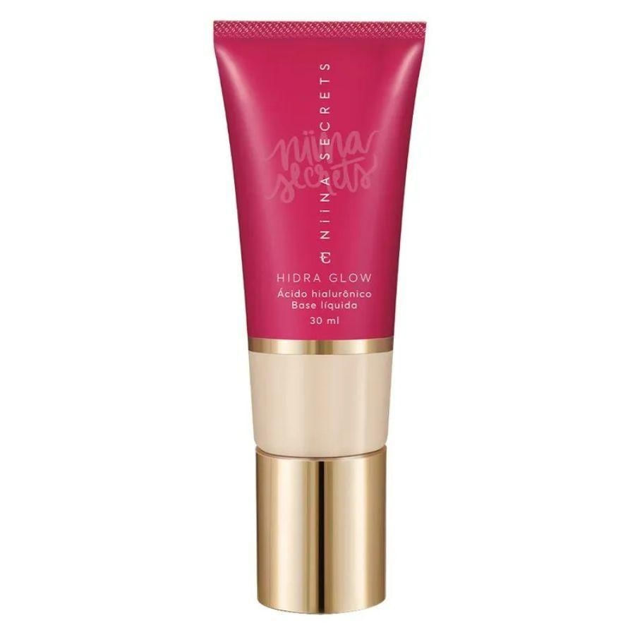 Base Líquida Niina Secrets Hidra Glow Cor 0 30ml - Eudora