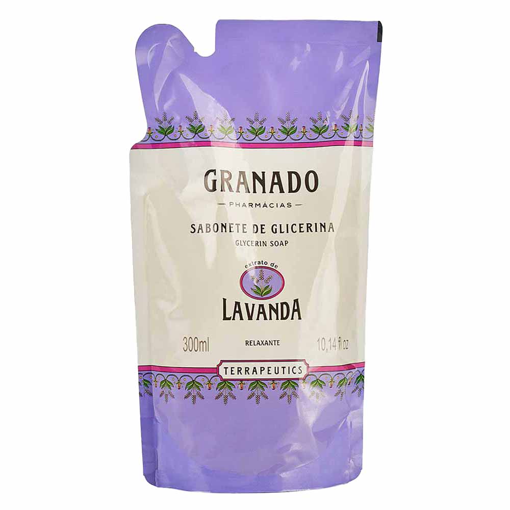 Sabonete Líquido Granado - Terrapeutics Lavanda Refil