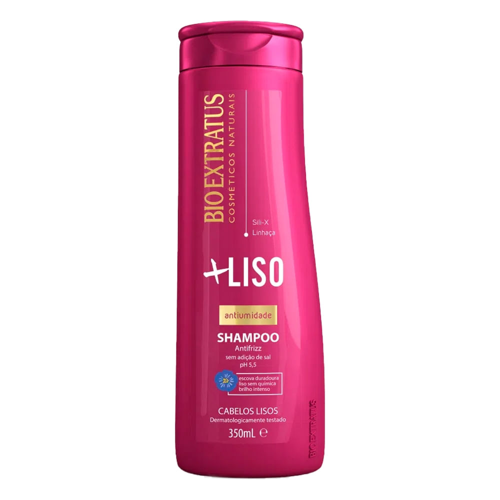 Shampoo Bio Extratus +Liso Antiumidade 350mL