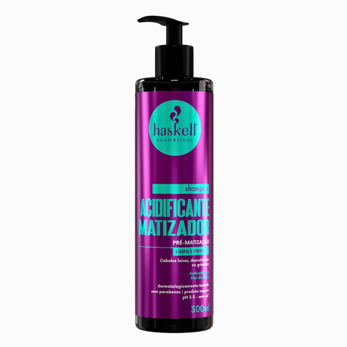Shampoo Haskell Acidificante Matizador 300ml