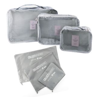 Kit de Viagem Océane Trip Organizer Cinza Menor preço em Kit de Viagem Océane Trip Organizer Cinza