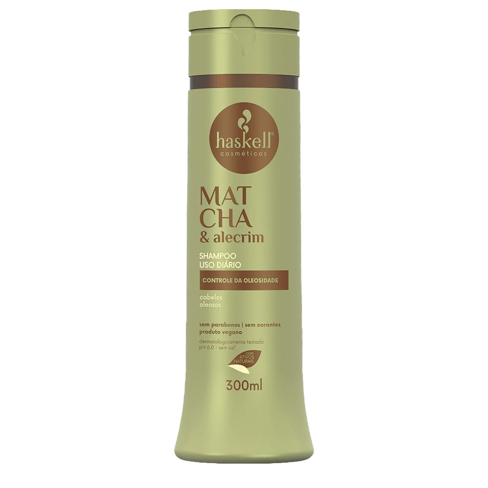 Shampoo Haskell Alecrim & Matcha 300ml