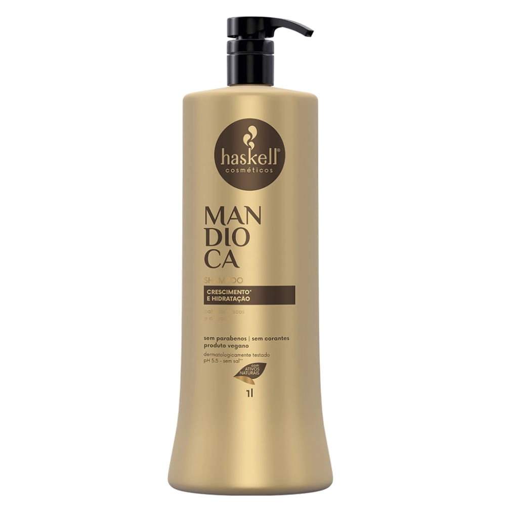 Shampoo Haskell Mandioca Para os Cabelos 1L