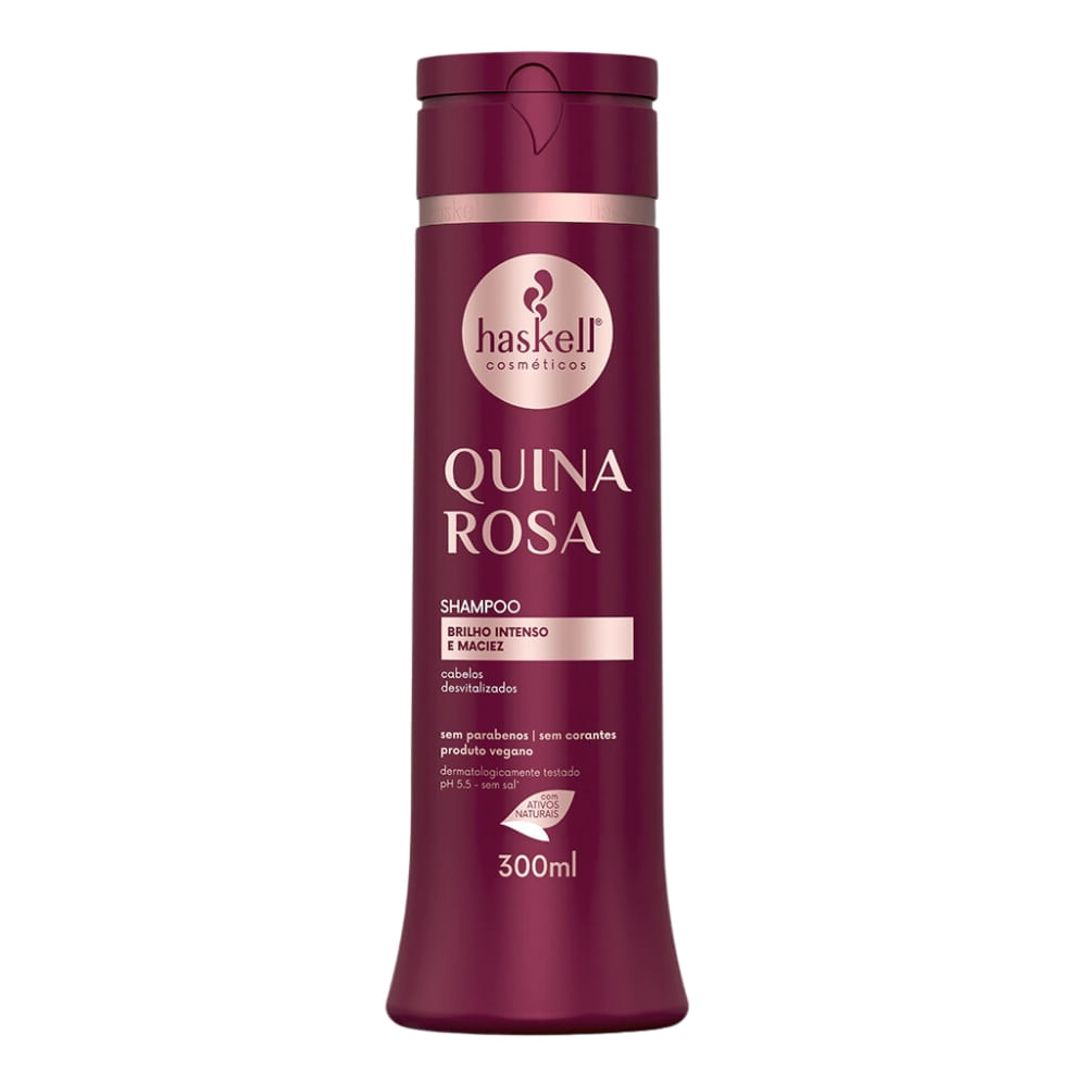 Shampoo Haskell Quina Rosa 300ml