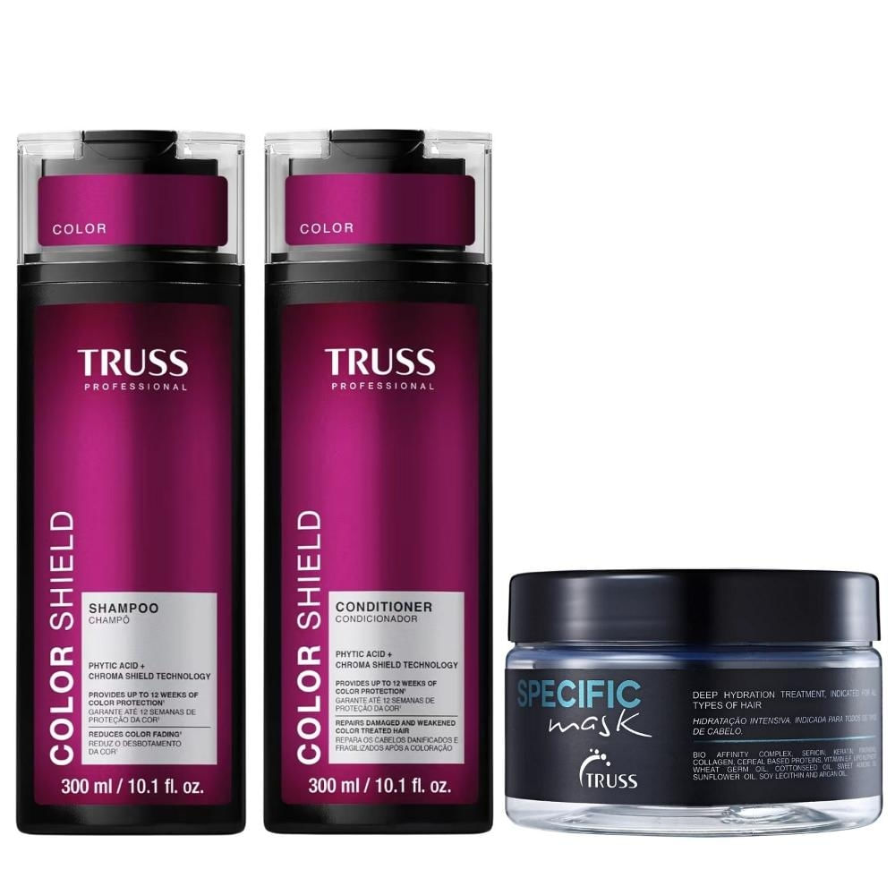 Kit Truss Color Shield - Shampoo & Condicionador 300ml + Specific Mask 180g
