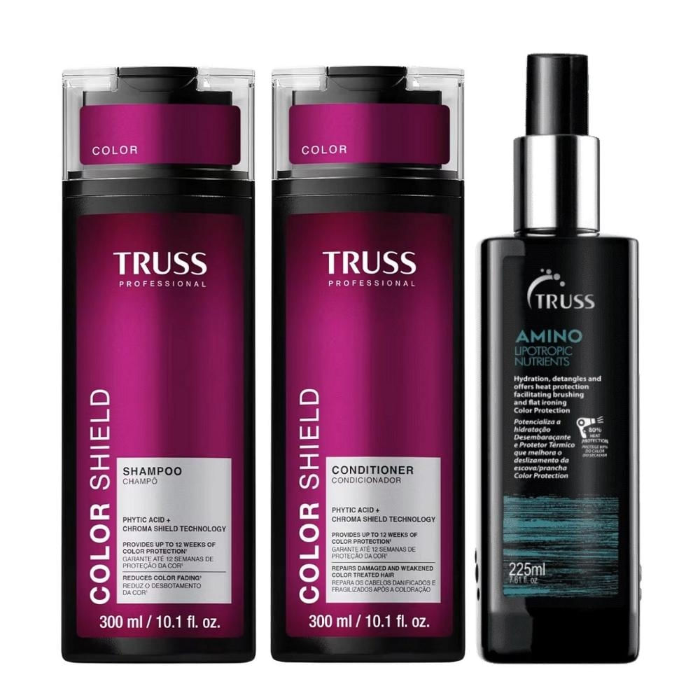 Kit Truss Color Shield - Shampoo & Condicionador 300ml + Amino 225ml