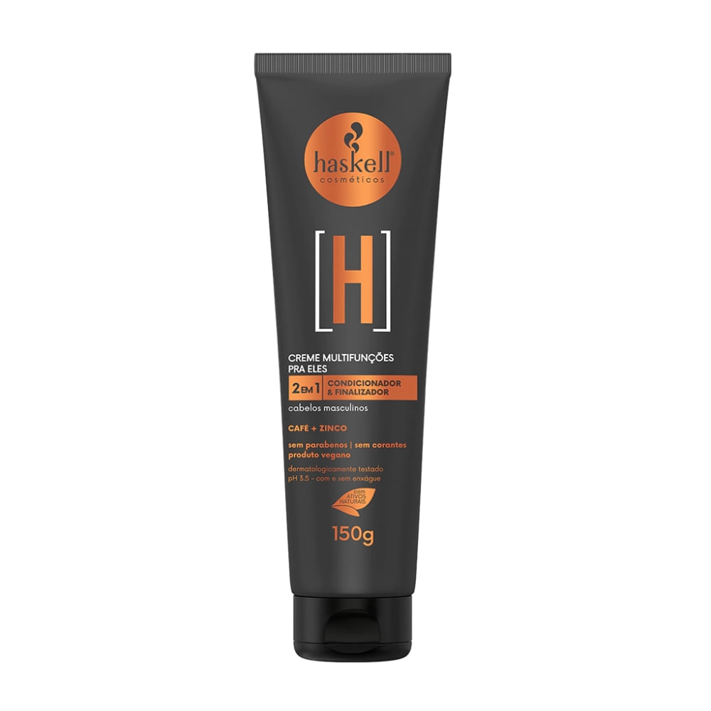 Creme Multifunções Haskell Pra Ele 2 em 1 Café + Zinco 150g