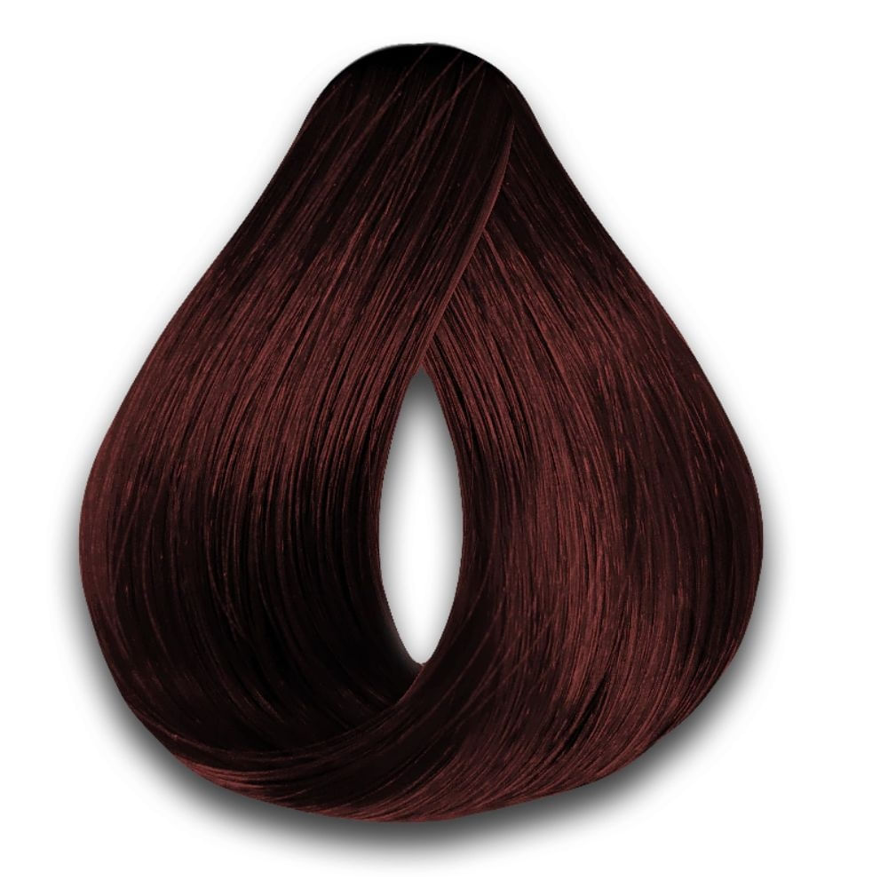 Coloração Creme Haskell Excllusiv Color 5.56 Castanho Claro Acaju Avermelhado