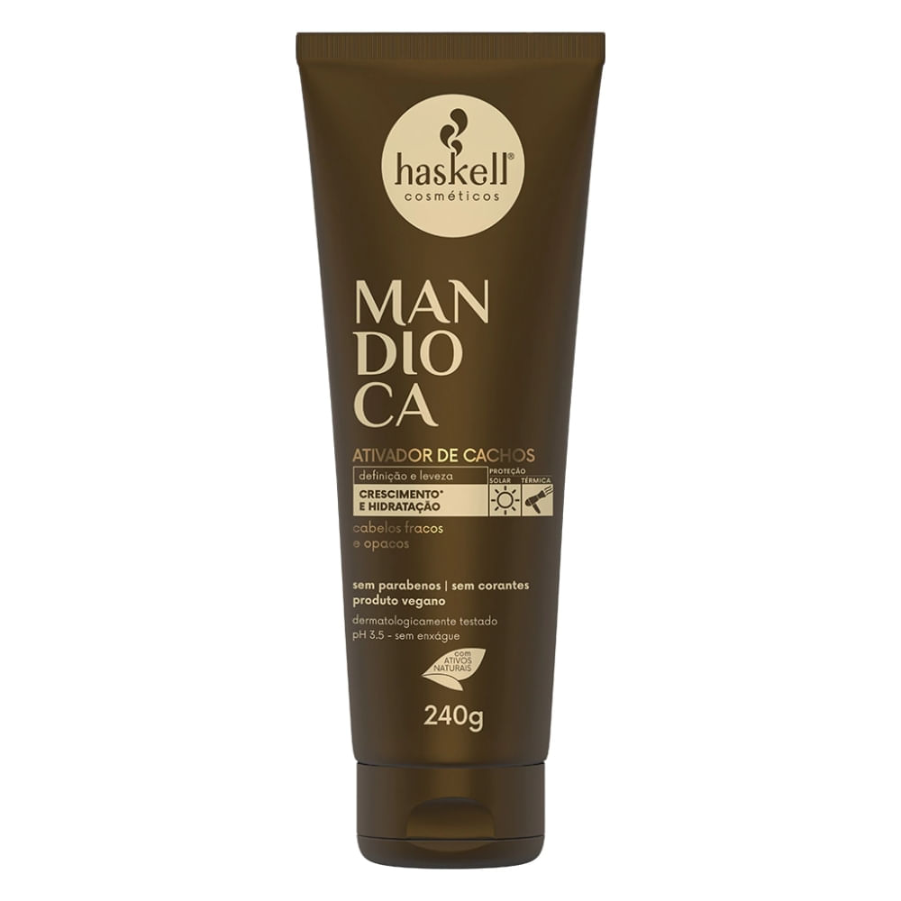 Ativador De Cachos Haskell Mandioca Multifunções 240g