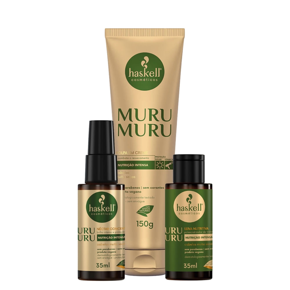 Combo Finalizadores Haskell Murumuru Nutritivo