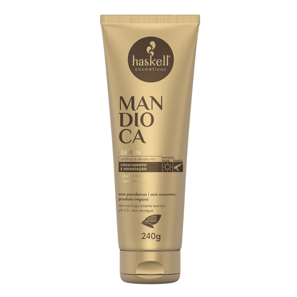 Leave in Termoativado Mandioca Haskell 240g