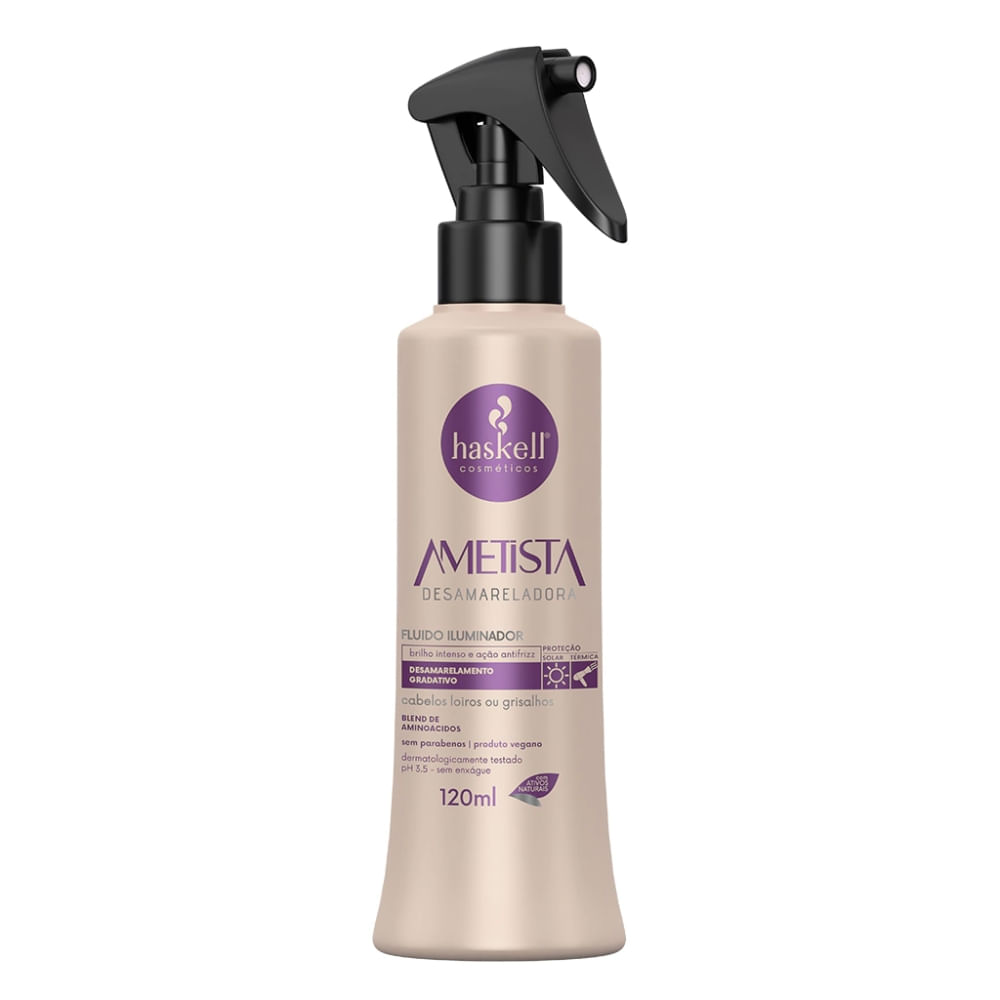 Fluido Iluminador Haskell Ametista Desamareladora 120ml