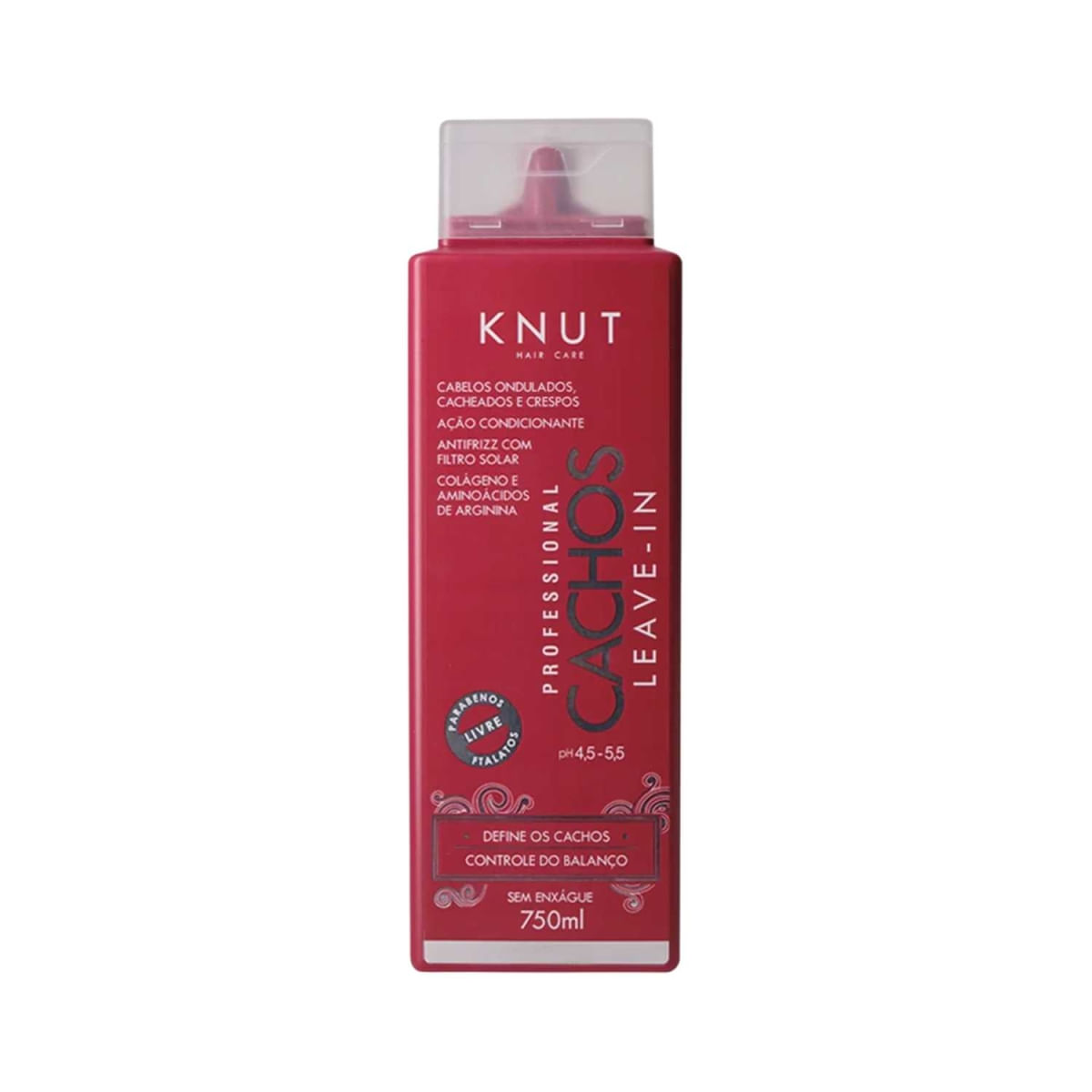 Leave-in Knut Cachos Definição 750ml