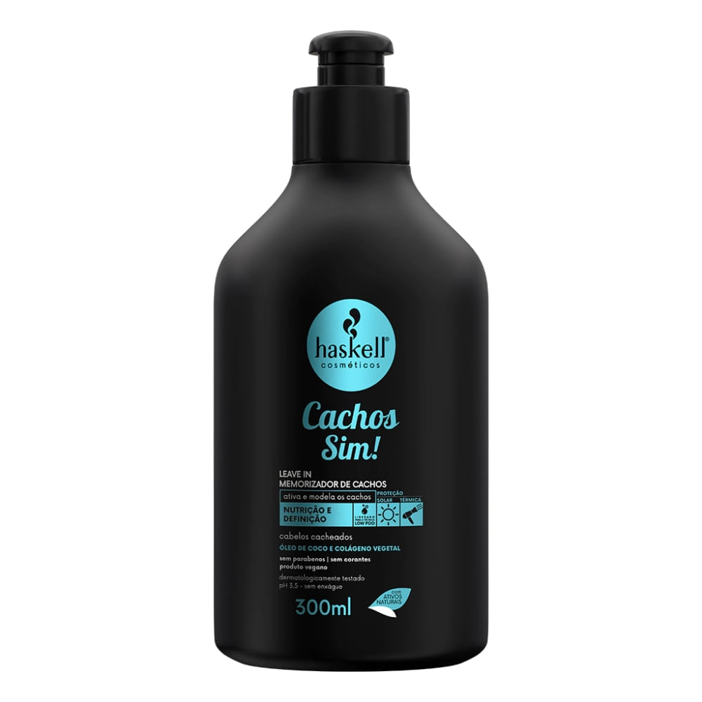 Leave-in Memorizador Cachos Sim! Haskell 300ml