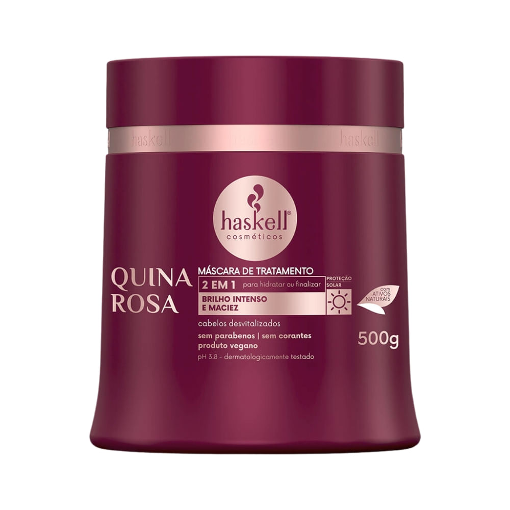 Máscara de Tratamento Haskell Quina Rosa 500g