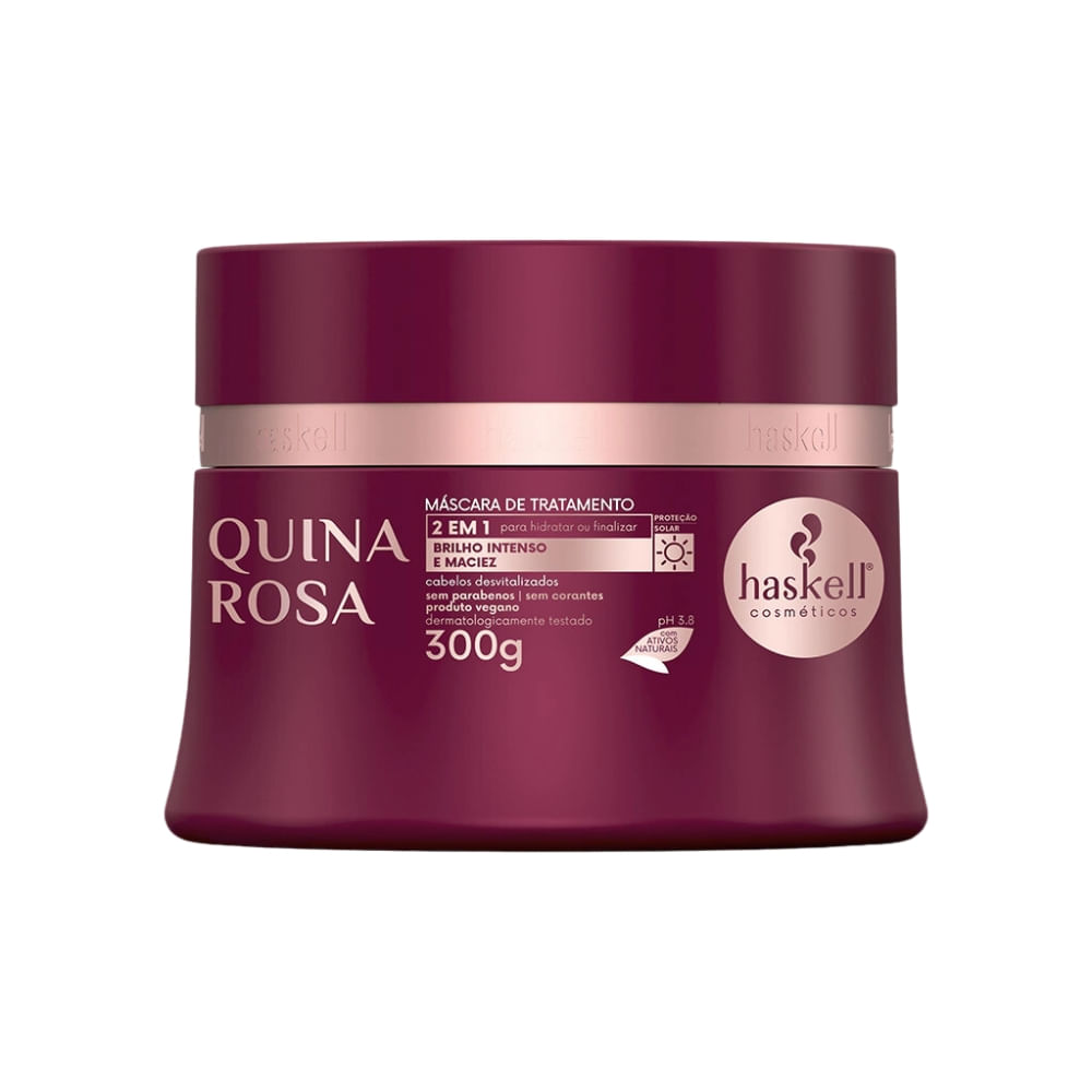 Máscara De Hidratação Quina Rosa Haskell 300g