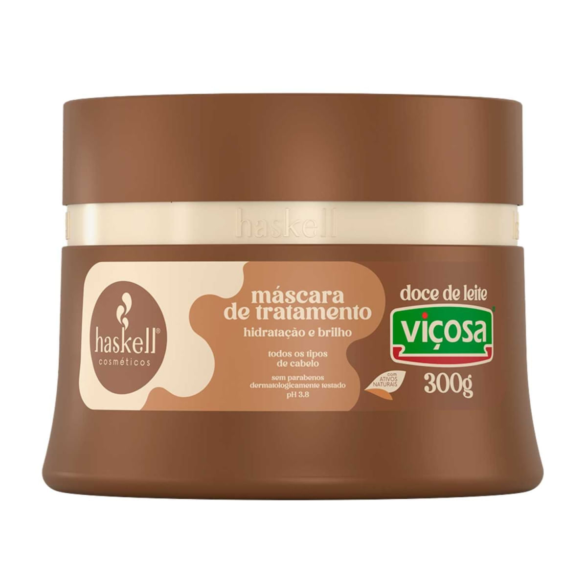 Máscara de tratamento Haskell Doce de Leite Viçosa 300g