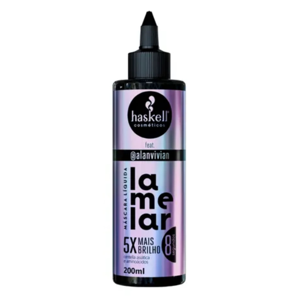 Máscara Líquida Haskell Lamelar 5X Mais Brilho 200mL