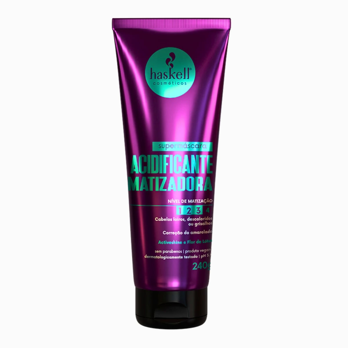 Super Máscara Haskell Acidificante Matizadora 240ml