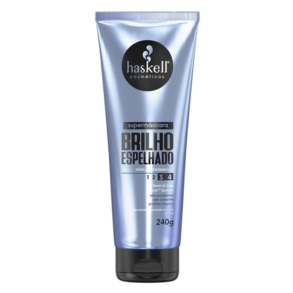 Supermáscara Haskell Brilho Espelhado 240g