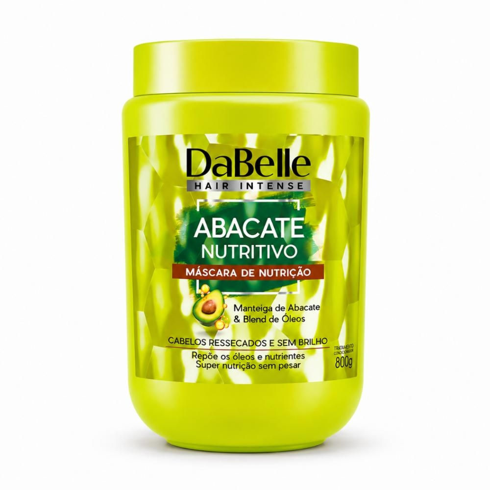 Máscara De Nutrição DaBelle Abacate Nutritivo 800g