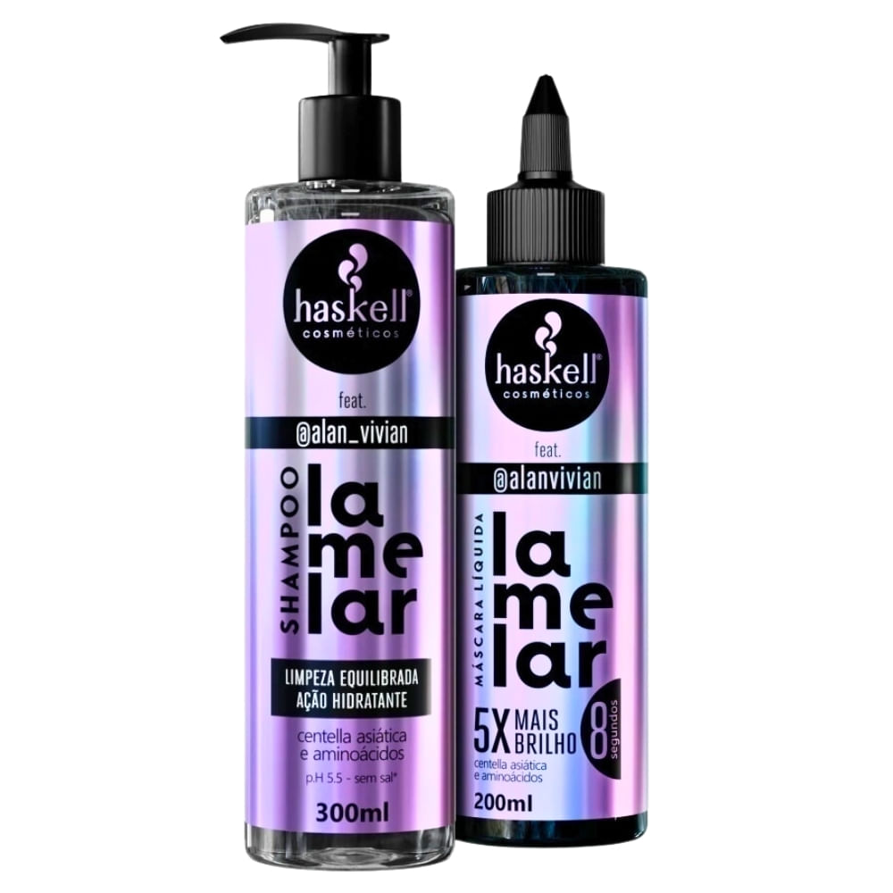 Kit Shampoo e Máscara Lamelar Haskell