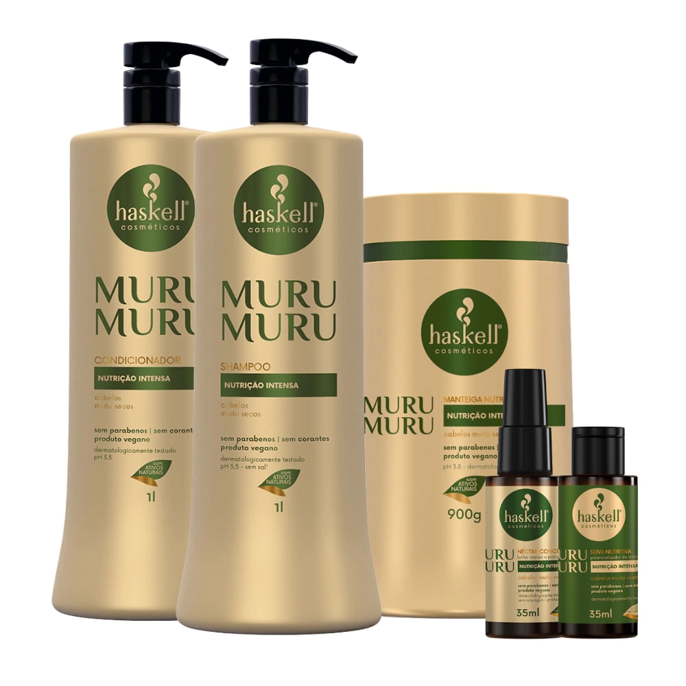 Kit Murumurú Haskell Completo Com 5 Itens 1L/900g