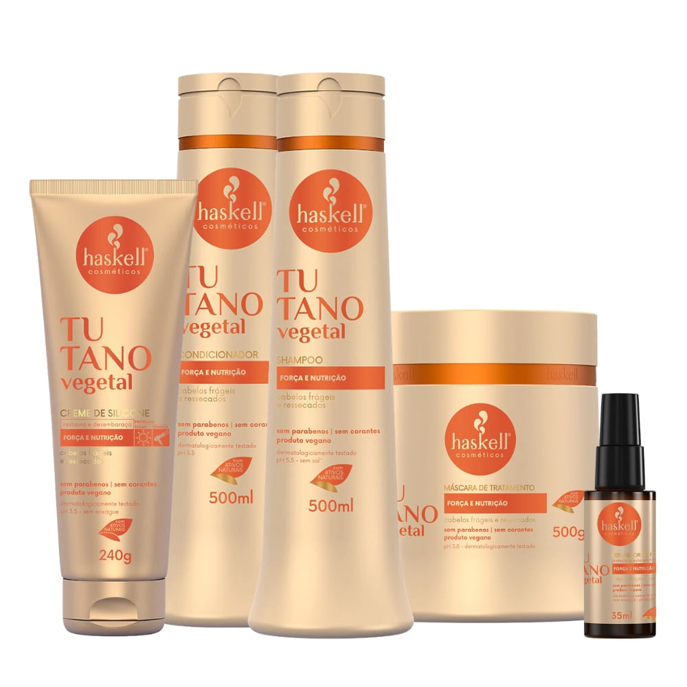 Kit Completo Haskell Tutano Vegetal 500g