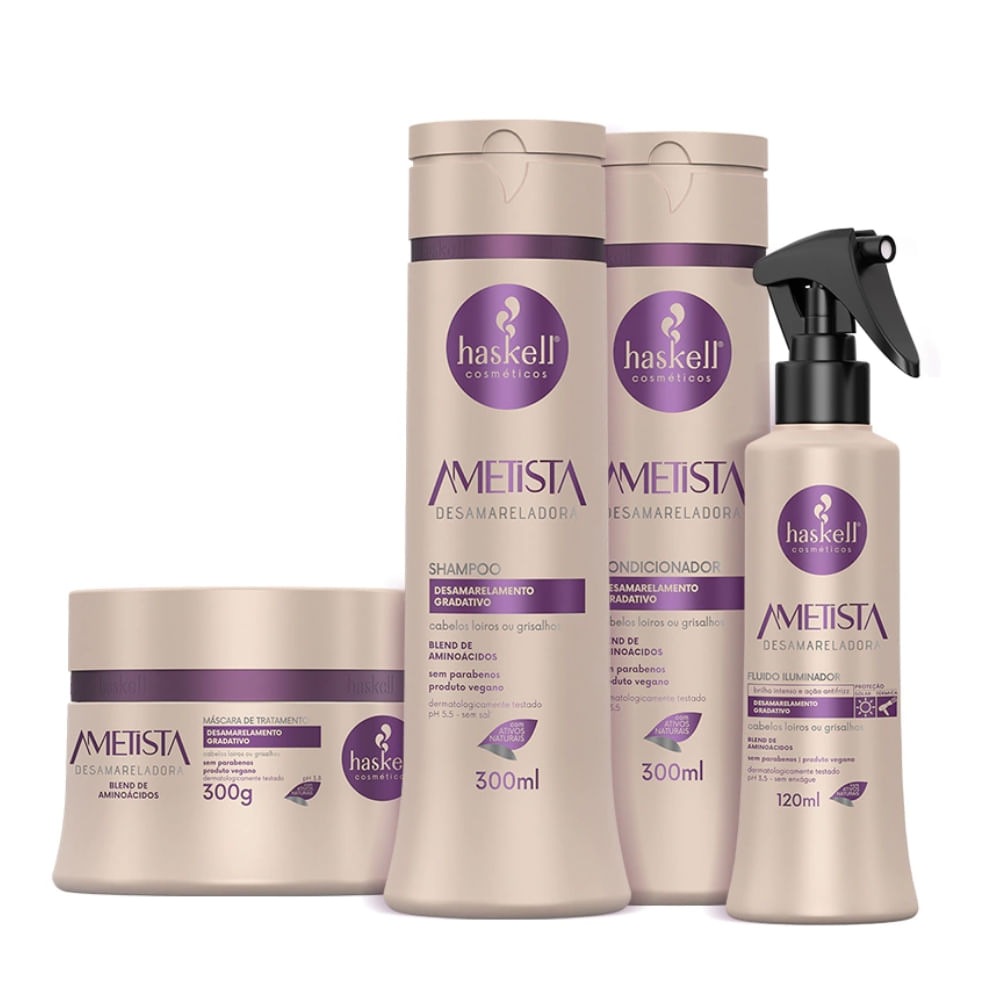 Kit Completo Haskell Ametista Desamarelador