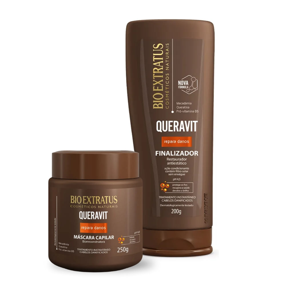 Kit Bio Extratus Queravit Máscara + Finalizador