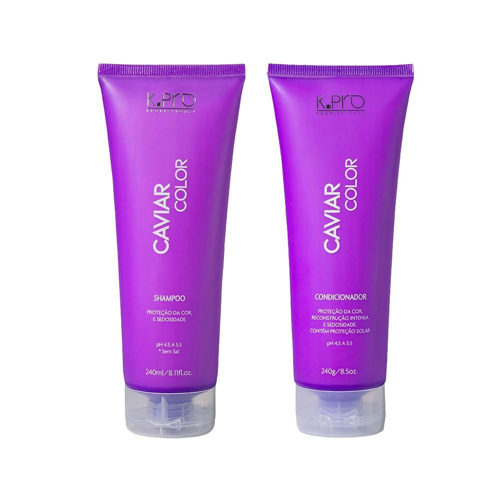 Kit K-Pro Caviar: Shampoo 240ml + Condicionador 240g