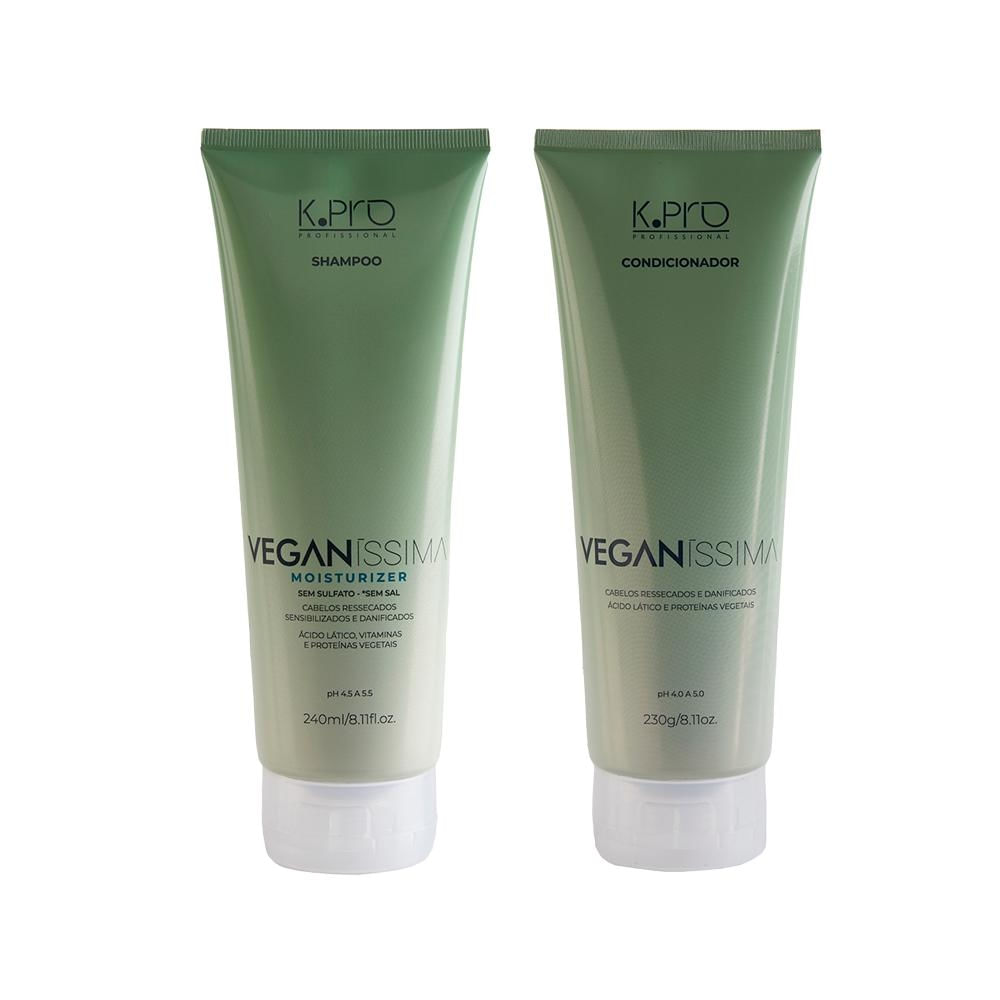 Kit K-Pro Veganissima: Shampoo 240ml + Condicionador 230g