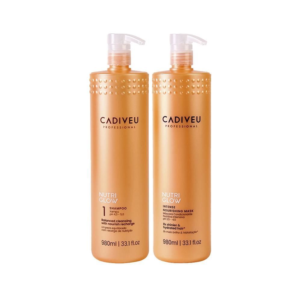 Kit Cadiveu Nutri Glow - Shampoo e Máscara de Nutrição 980ml