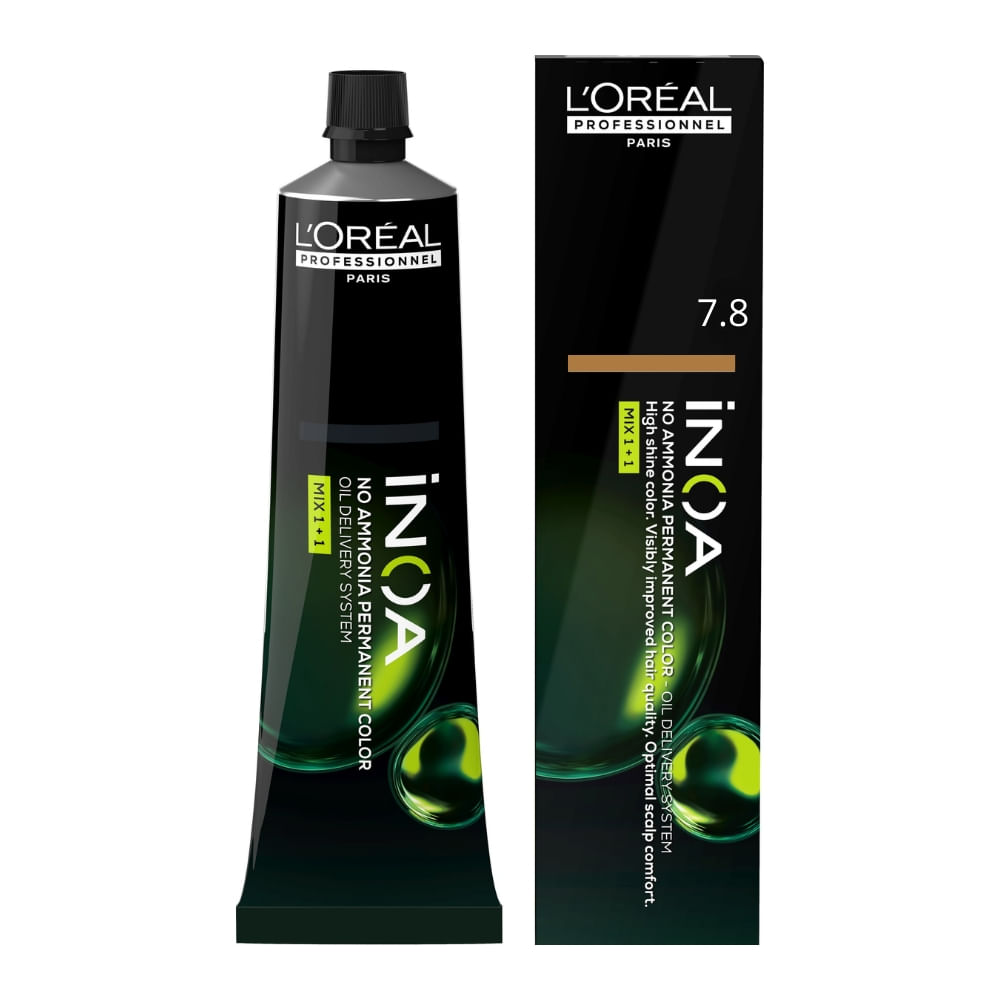 Coloração L'Oréal Professionnel Inoa 7.8 Louro Marrom 60ml
