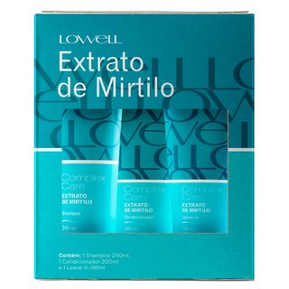 Lowell Complex Care Mirtilo Kit– Shampoo + Condicionador + Leave-In Menor preço em Lowell Complex Care Mirtilo Kit– Shampoo + Condicionador + Leave-In