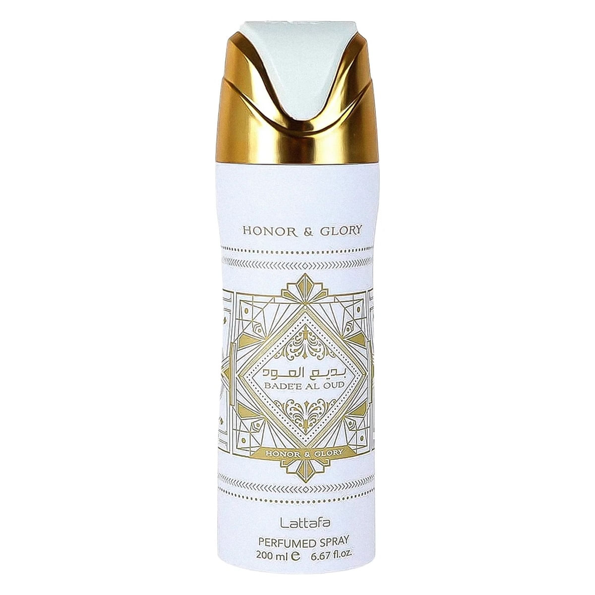 Desodorante Badee Al Oud Honor e Glory Lattafa Unisex 200ml