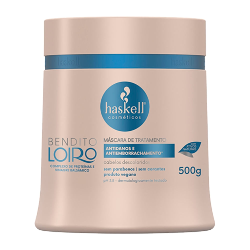 Máscara de Tratamento Haskell Bendito Loiro 500g