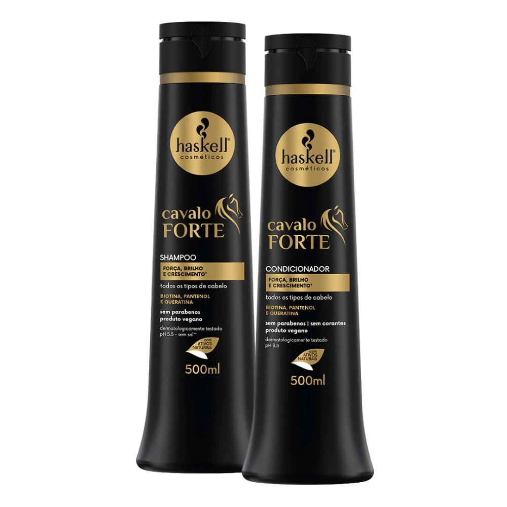 Shampoo e Condicionador Haskell Cavalo Forte 500ml