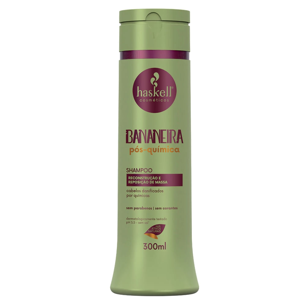 Shampoo Haskell Bananeira Pós-Química 300ml