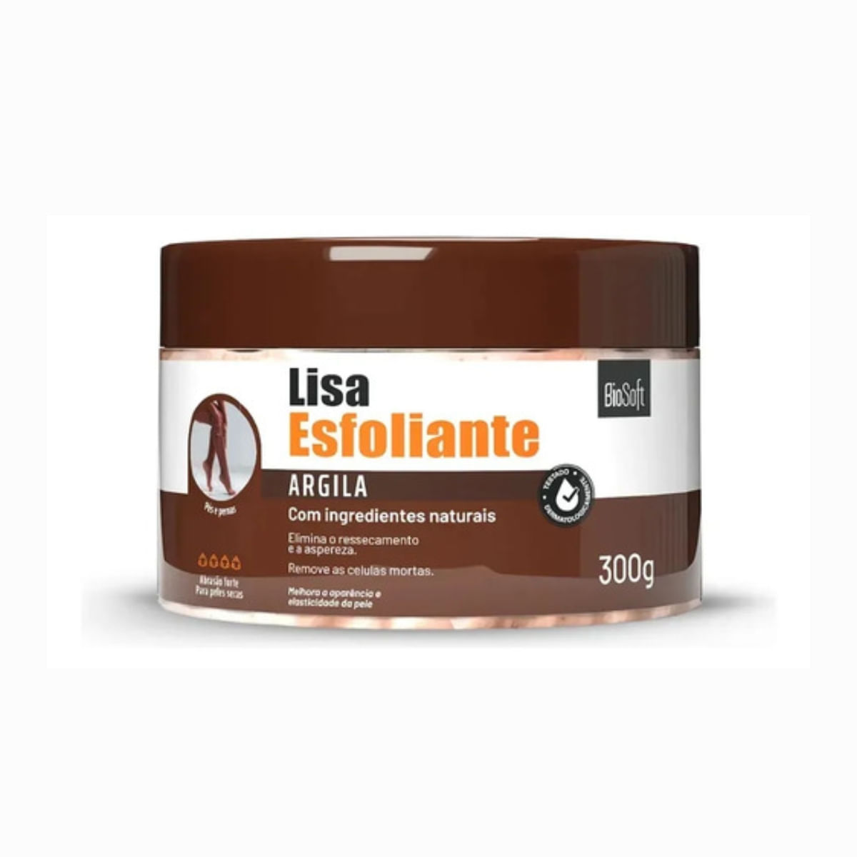 Esfoliante Corporal Argila BioSoft Lisa 300g