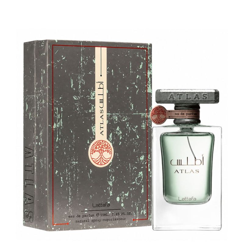 香水(ユニセックス) Atlas Lattafa Lattafa Atlas Eau de Parfum - Perfume Unissex 55ml - Época Cosméticos