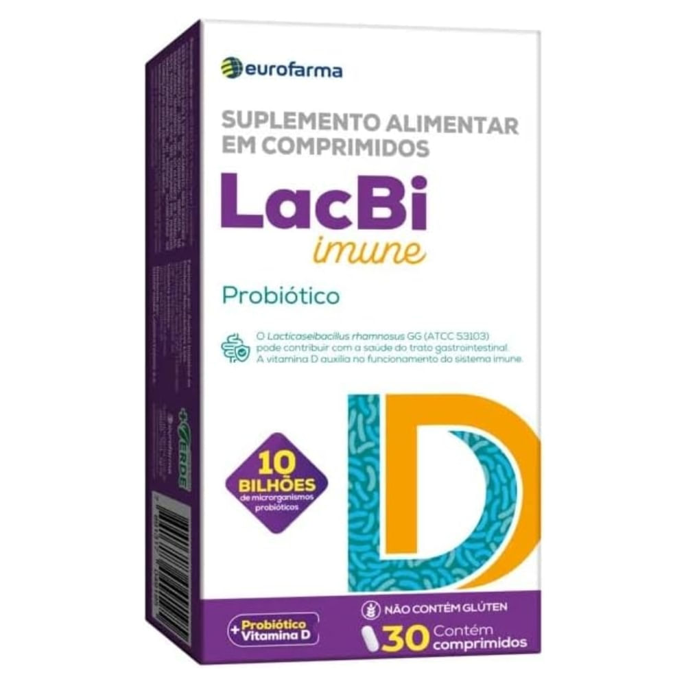 Lacbi Imune Suplemento Alimentar Probiótico 30 cp