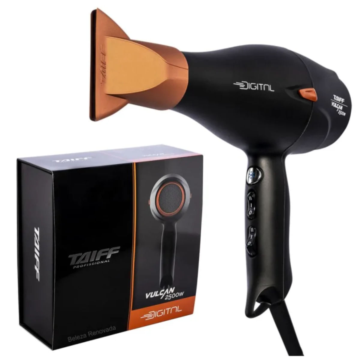 Secador Taiff Vulcan Digital 2500W 127V