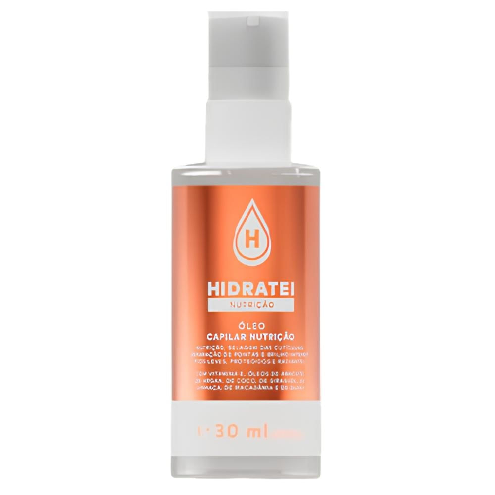Óleo de Cabelo Hidratei Nutrição e Brilho para Cabelos Secos 30ml